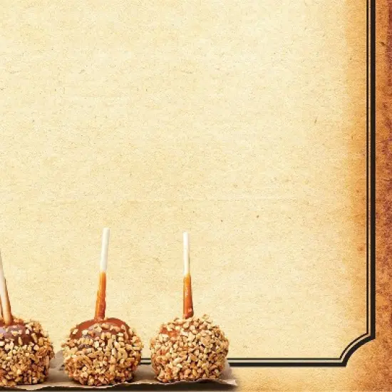 80pk Taffy Apples Letterhead: Great Papers! Fall Stationery, Uncoated Light Yellow Paper, 8.5x11", 24 lb, Art & Design Theme image {1}