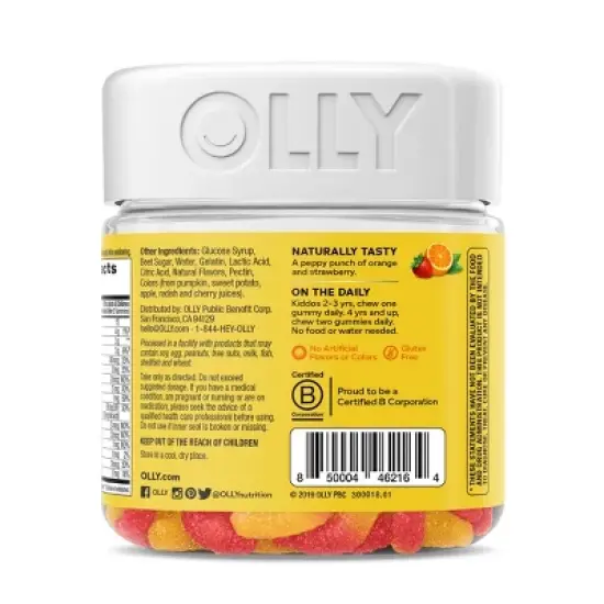 OLLY Kids Multivitamin Gummy Worms - 70ct image {3}