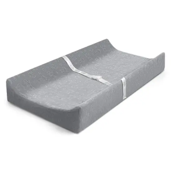 Serta Perfect Sleeper Changing Pad with Plush Cover - Gray image {14}