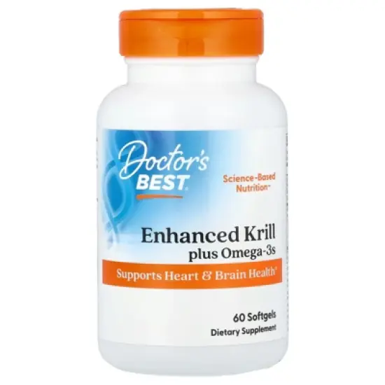 Doctor's Best Enhanced Krill Plus Omega3s , 60 Softgels image {4}