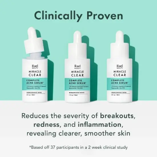Rael Miracle Clear Complete Acne Treatment Face Serum - 1oz image {5}