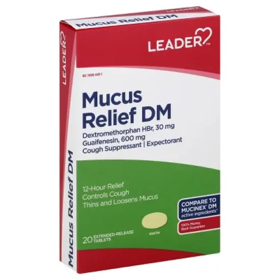 Leader Mucus Relief DM 20 ea image {7}