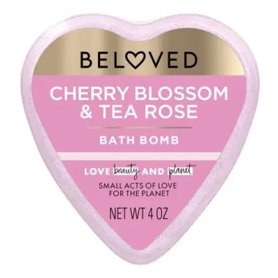 Beloved Cherry Blossom & Tea Rose Bath Bomb 4oz image {8}