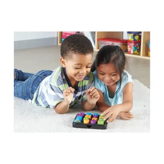 Mental Blox Go Game: Learning Resources Educational Toy with Storage Case & Puzzle Booklet image {2}