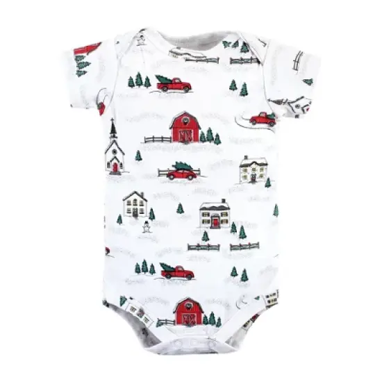 Hudson Baby Unisex Baby Cotton Layette Set, Christmas Scene image {3}