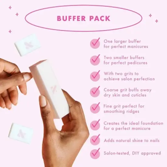 Olive & June Nail Buffer - 3pk image {4}