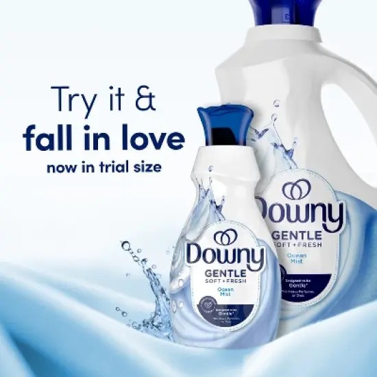 Downy Ocean Mist Liquid Fabric Softener - 56oz image {6}