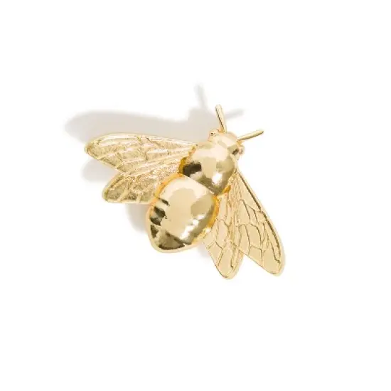 U Brands 4pk Insect Magnets Gold: Fridge & Locker Accessories, Bug Design, Metal, 2500Gs Pull Capacity image {1}