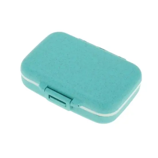 Unique Bargains 6 Grids Single Layer Pill Box 1 Pc image {8}