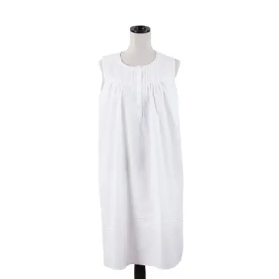 Saro Lifestyle Relaxed Embroidered Nightgown image {4}