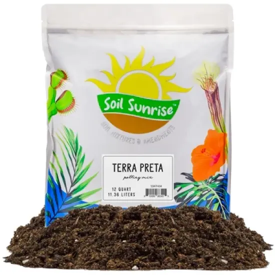 Soil Sunrise Terra-Preta Inspired Potting Soil, Biochar-Enriched Sustainable Mix for Indoor/Outdoor  Plants image {8}