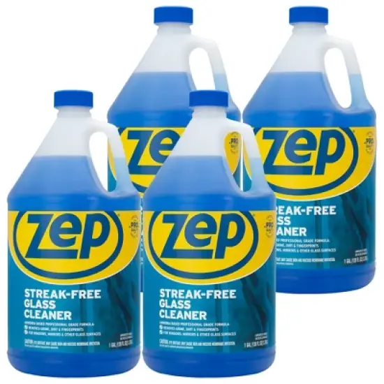 Zep Streak-Free Glass Cleaner &ndash; Ammonia-Based Formula &ndash; 1 Gallon image {11}