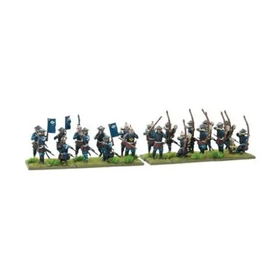 Ashigaru Missile Troops Miniatures Box Set image {1}