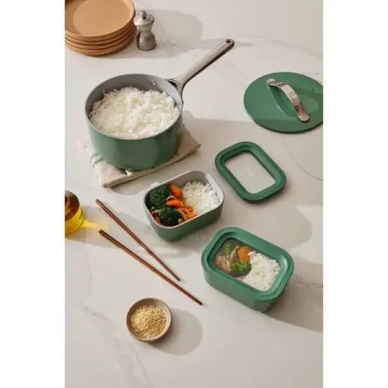 Caraway Home Mini Rectangular Food Storage Container image {2}
