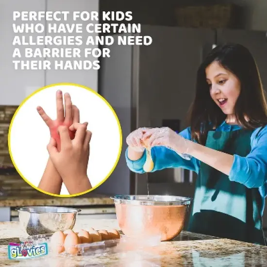 gLovies LDPE Multipurpose Gloves Latex Free Medium Disposable Pack of 100 (MKBADLX002B100) image {3}