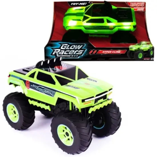 Maxx Action Glow Racers Hyper Climb Motorized Monster Truck Toy Vehicle image {4}