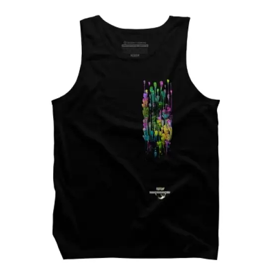 Men's Design By Humans My piano By Sebasebi Tank Top image {4}