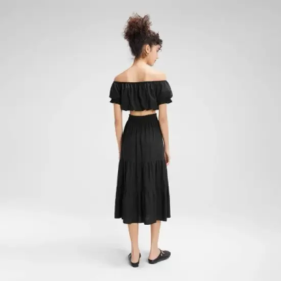 Women's Off-Shoulder Crop Blouse - Wild Fable&trade; image {4}