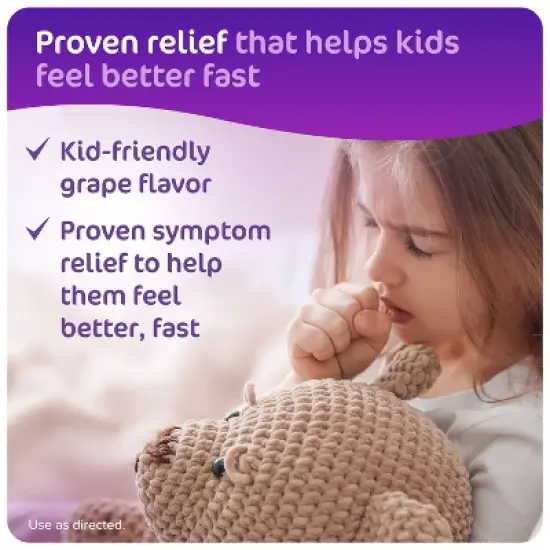 Dimetapp Children Cold & Cough Liquid Grape 8 Oz image {3}