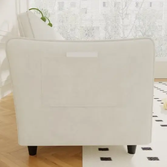 74.27'' Loveseat Sofa, 2 Seater Comfy Couch,Mid Century Modern Designed for Small Spaces, Apartment, Bedroom, Dorm, Office image {4}