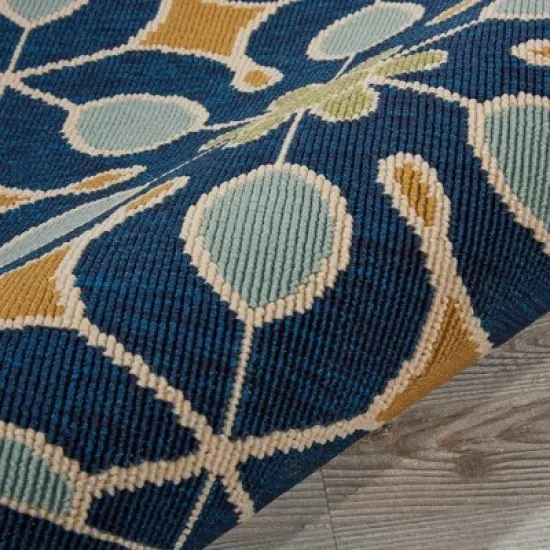 Nourison Caribbean Retro Botanical Outdoor Area Rug image {4}