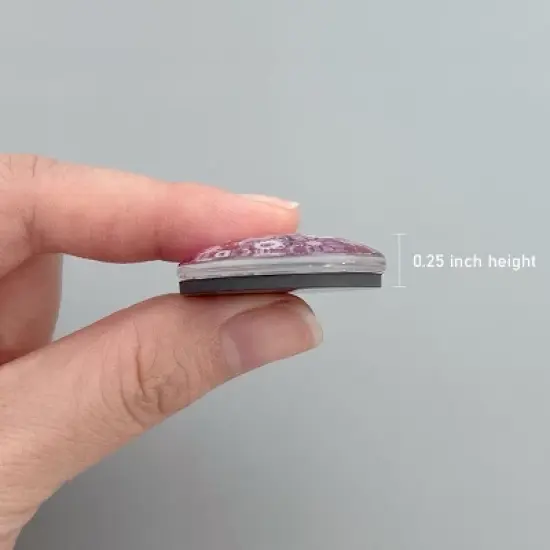 Wrapables Crystal Glass Magnets, Refrigerator Magnets for Office Whiteboards, Cabinets, Lockers (Set of 12), Tree Love image {3}