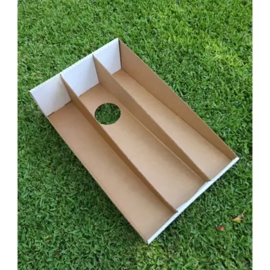 Paricon, LLC CCT-00178 Cardboard Outdoor Foldable Corn Hole Boards w/ Support Beams for Garden Parties, Brithdays, Weddings, & Outdoor Events (2 Pack) image {4}