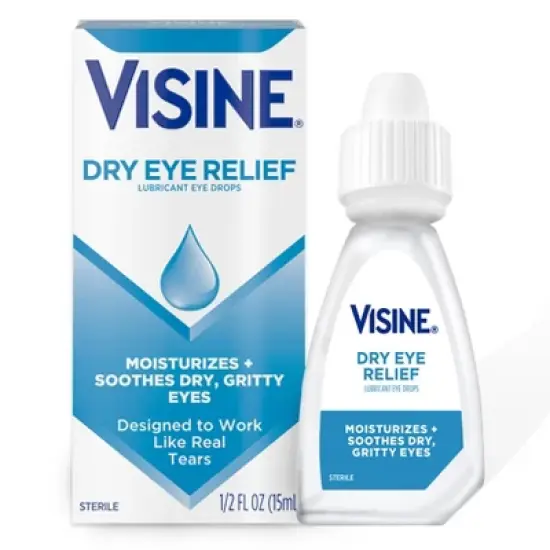 Visine Dry Eye Relief Lubricating Eye Drops - 0.5 fl oz image {10}