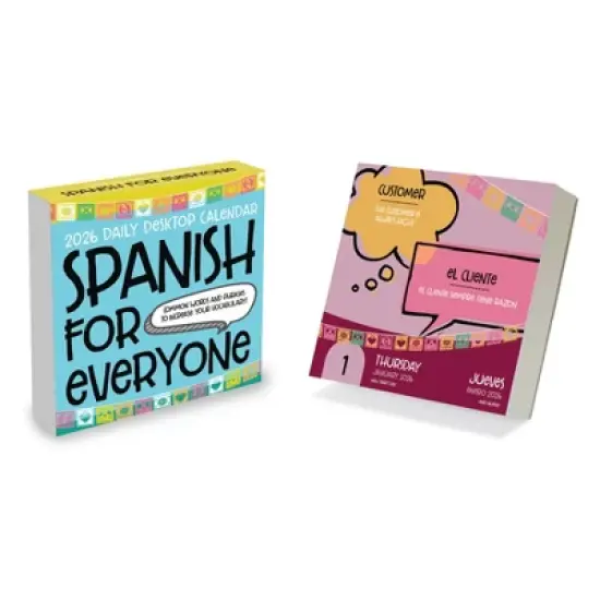 TF Publishing 8.75"x5.5" 2026 Spanish Words Daily Desktop Calendar image {6}