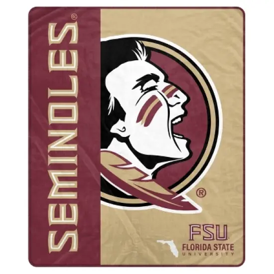 NCAA Florida State Seminoles Ultra Soft Tailgate Throw Blanket image {2}