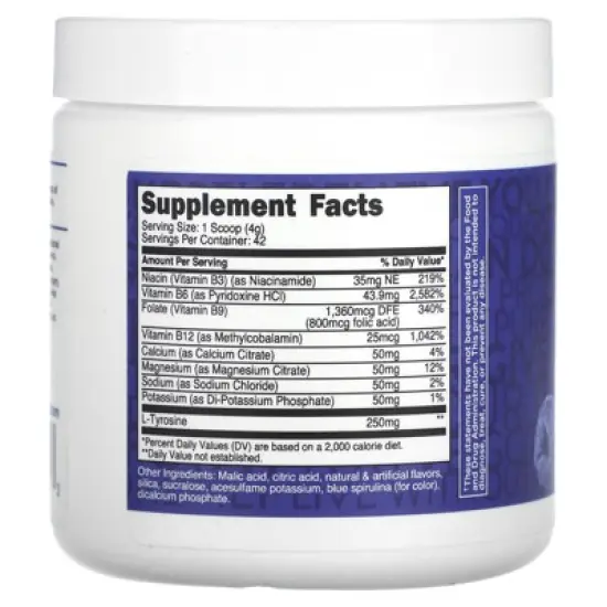 TransformHQ Hydration 42 Servings (Blue Raspberry) - Electrolytes, Mental Clarity, Vitamins image {1}