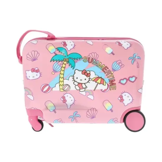Hello Kitty Ful Ride-on Luggage Summer Time Kids 14.5" luggage image {3}