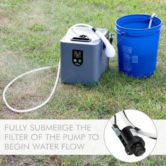 Hike Crew Portable Outdoor Camping Propane Water Heater & Shower Pump image {5}