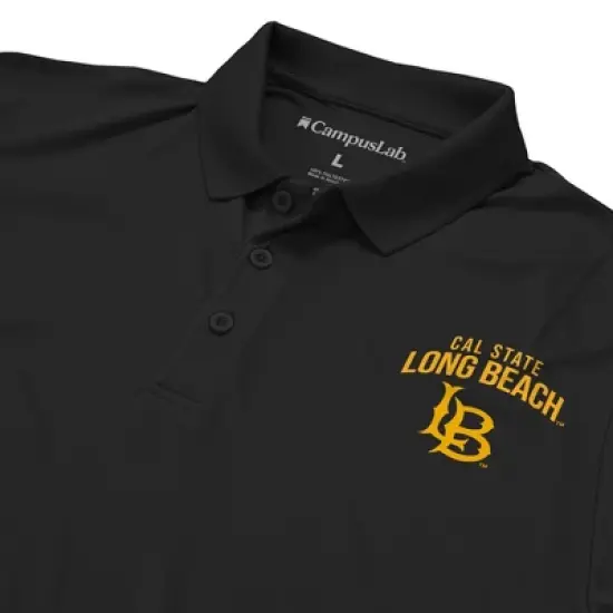 Men's California State University Long Beach Adult Polo Left Chest Logo image {3}