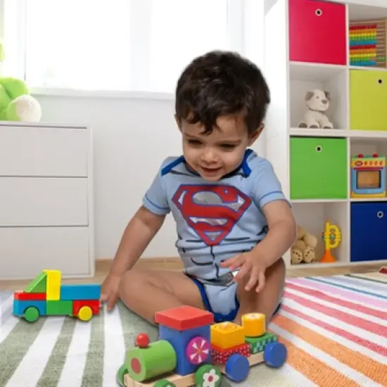 DC Comics Justice League Superman Baby Boys Short Sleeve Bodysuits & Pants  image {7}