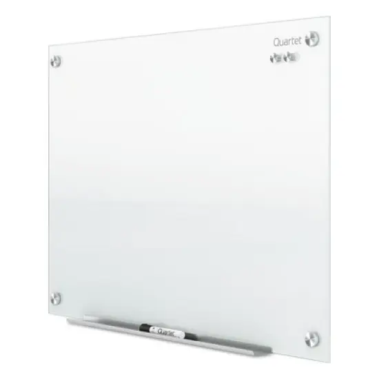 Quartet Infinity Glass Marker Board, 24 x 18, White Surface image {2}