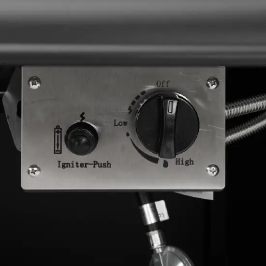 Dante Metal Fire Table - Black - Crosley image {9}