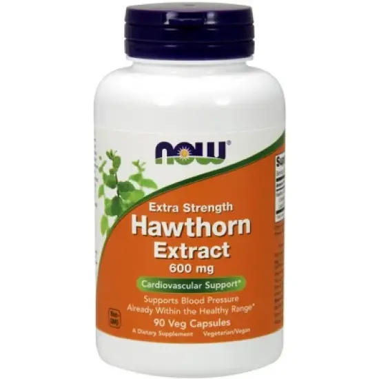 Hawthorn Extract 600 mg, Extra Strength by Now Foods  -  90 VegCap image {2}