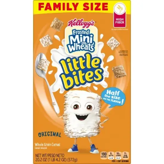 Kellogg's Frosted Mini Wheats Little Bites Cereal - 20.2oz image {2}