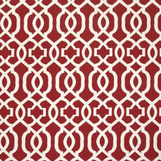 2pc Geometric Outdoor Wicker Seat Cushions - Pillow Perfect image {3}