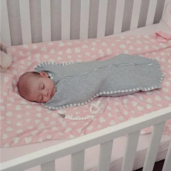 Swaddle Blanket Baby Girl Boy Easy Zipper Wrap 2 Pack Newborn Infant Sleep Sack by Comfy Cubs image {6}