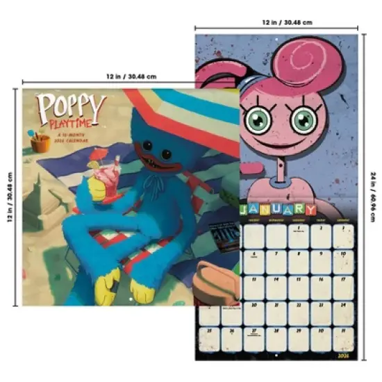Trends International 2026 Poppy Playtime 12"x12" Wall Calendar image {6}