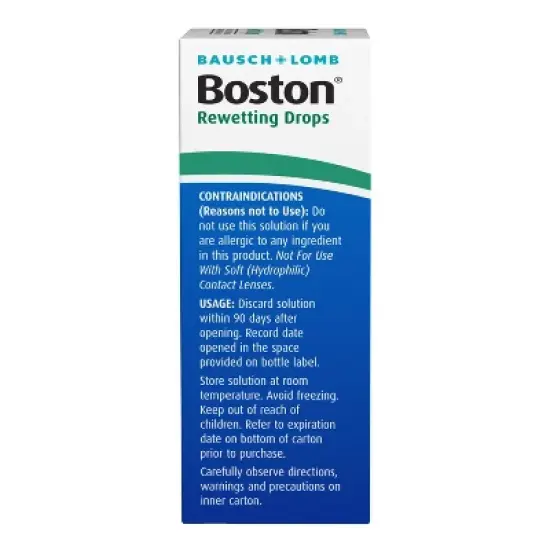 Bausch & Lomb Boston Rewetting Drops 10 mL image {4}