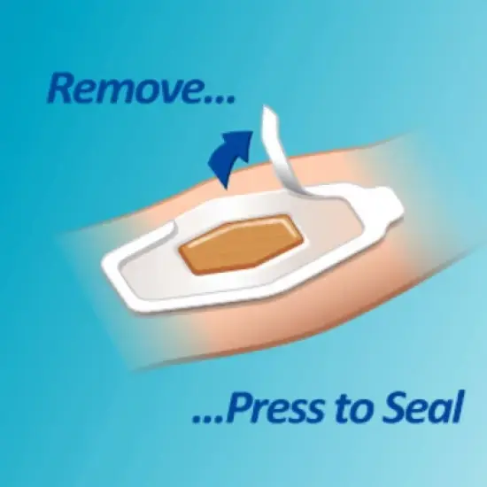 Nexcare Waterproof Bandages Knee and Elbow, Clear, 2 3/8 in x 3 1/2 in, 8 ct. image {14}