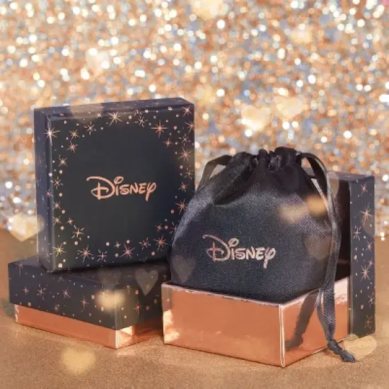 Disney Minnie Mouse Sterling Silver Crystal Pendant Necklace, 18'' image {3}