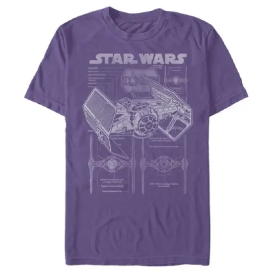 Men's Star Wars TIE Fighterprint T-Shirt image {10}
