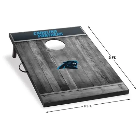 NFL Carolina Panthers 2'x3' Cornhole Board - Gray image {1}