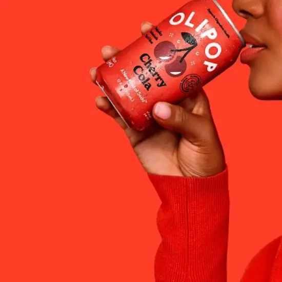OLIPOP Cherry Cola Soda - 12ct/12 fl oz Cans image {6}