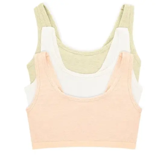 Felina Women's Organic Cotton Bralette 3 Pack | Super Soft & From Plant-Based Dyes image {4}