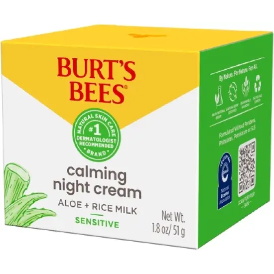Burt's Bees Night Cream for Sensitive Skin - 1.8oz image {5}